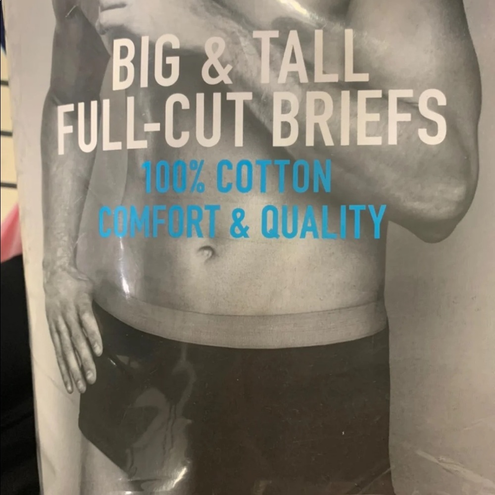 Big and Tall Full Cut Briefs size 56
New 
6 pairs